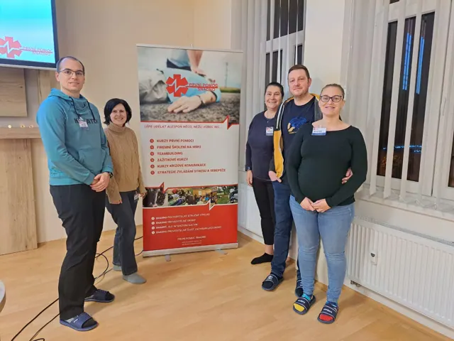 Fotografie z kurzu první pomoci