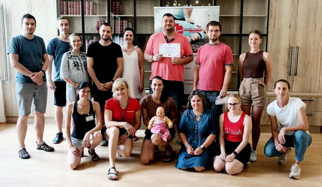 Fotografie z kurzu první pomoci