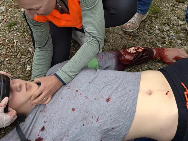 Fotografie z kurzu první pomoci