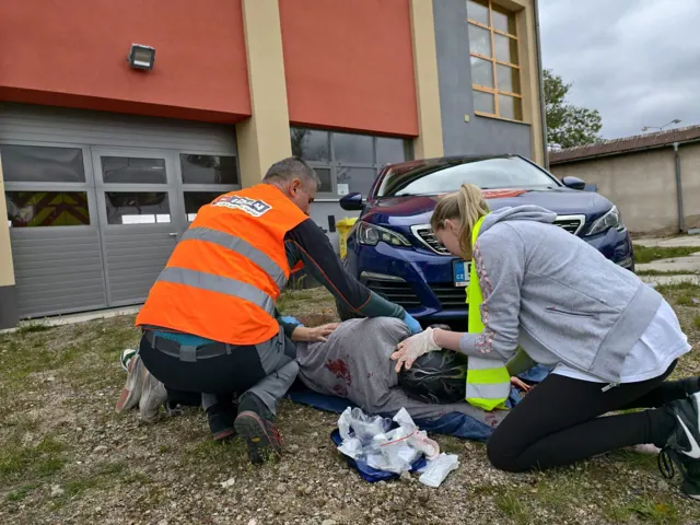 Fotografie z kurzu první pomoci