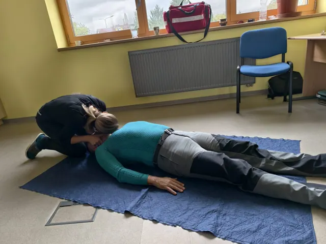 Fotografie z kurzu první pomoci